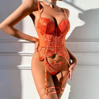 MUZISKAT Pure Lust Lace Suspender Set