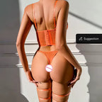 MUZISKAT Pure Lust Lace Suspender Set